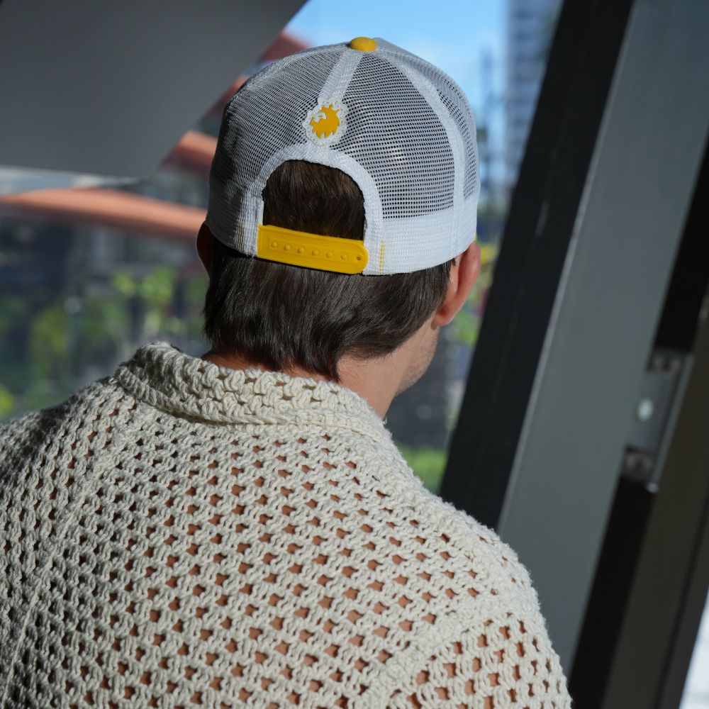 Boné Truker Amarelo