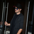 Boné Truker Preto e Vermelho