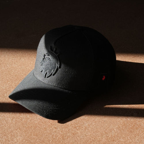 Boné Truker Preto e Vermelho