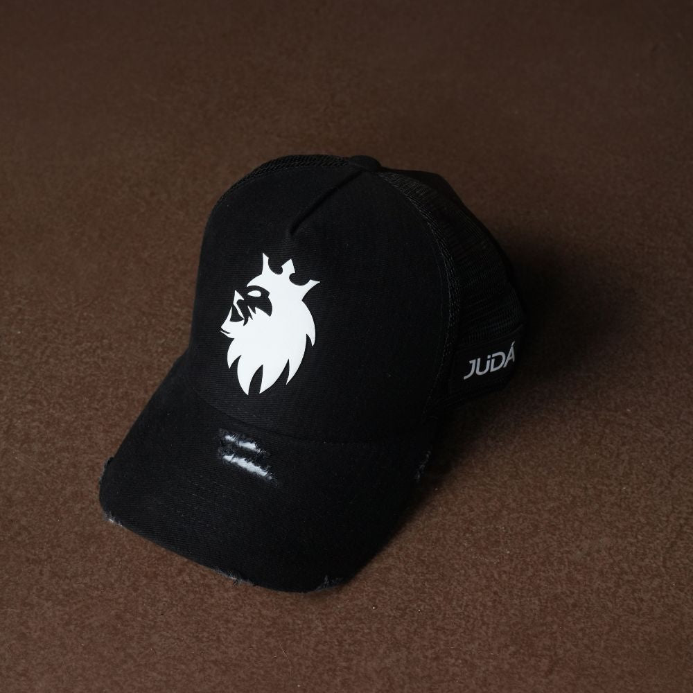 Boné Truker Preto e Branco