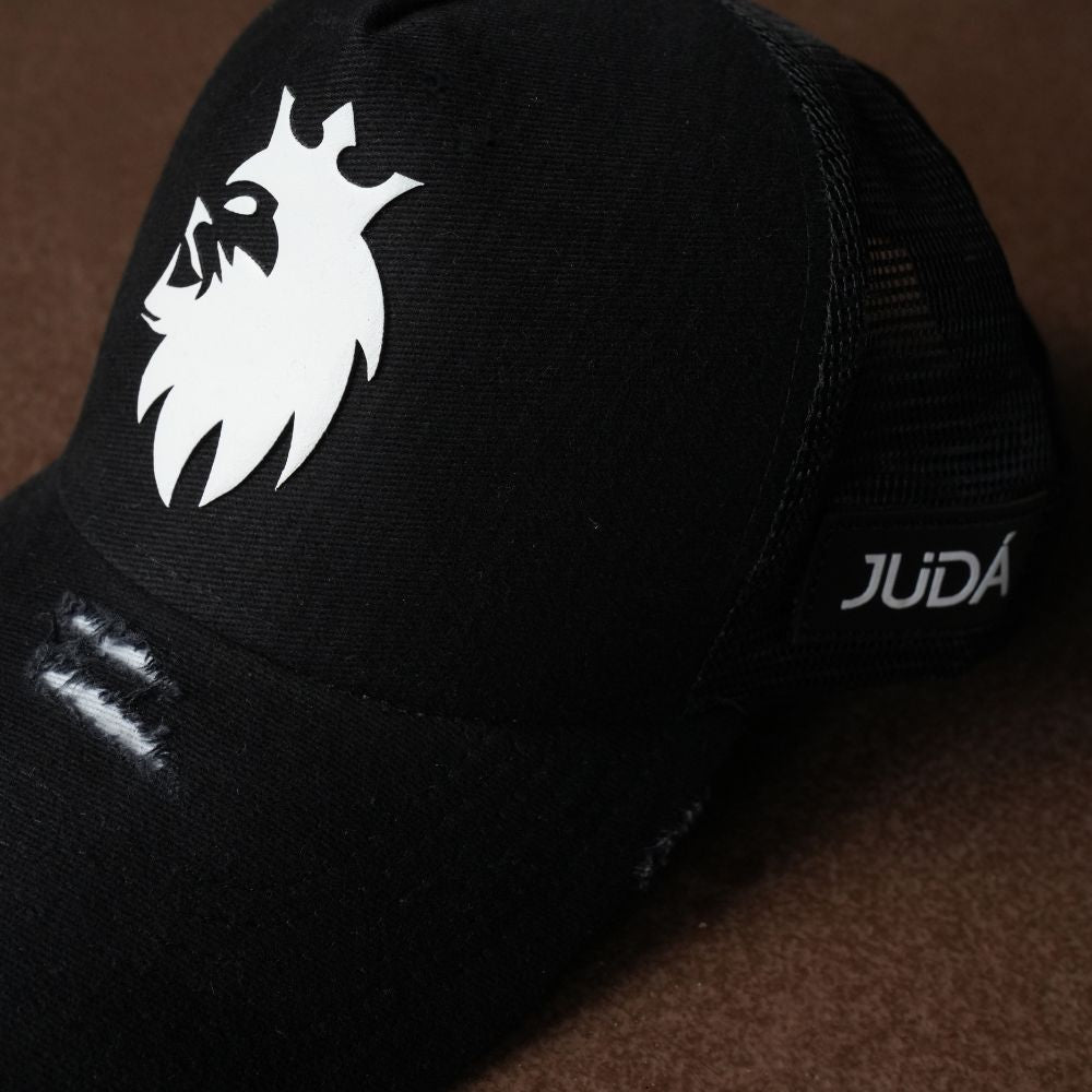 Boné Truker Preto e Branco